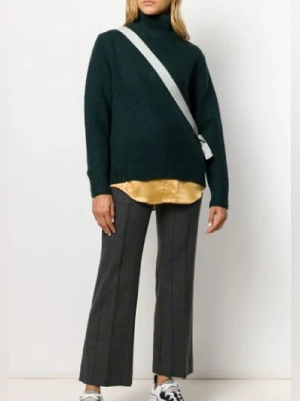 Acne Studios Bottle Green Turtleneck Sweater - Picture 2 of 12